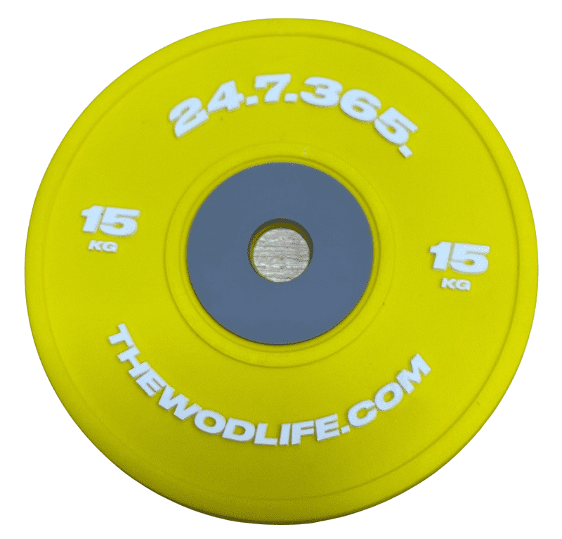 Yellow circular custom drink coaster which has been embossed with a white logo. There is also a neat circular hole in the middle.