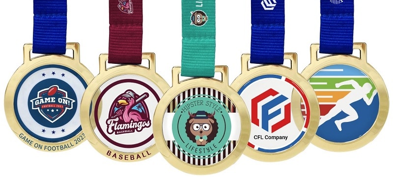 Custom acrylic and metal medals for that unique design and recognition experience. 