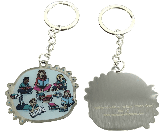 Custom metal keyring with a high resolution printed logo on the front and laser printing of contact details on the back.