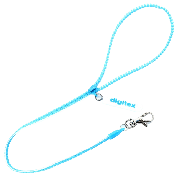Personalised corded lanyards.