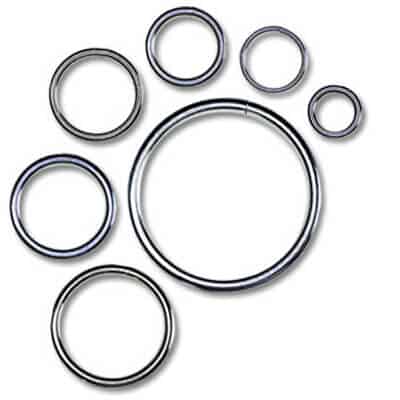 metal rings for wholesale, custom sized stainless steel or plated