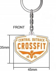 orange_and_white_rounded_rubber_keyring