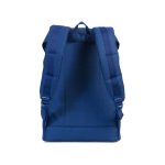 Rear view of blue 15inch laptop backpack. These can be personalised.