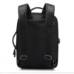 QWDCLB-87 Convertible laptop backpack showing the rear view.