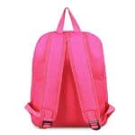 Pick casual polyester backpack showing the rear view.
