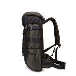 Side view of multifunction travel backpack.