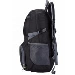 Side view of a custom lightweight folding backpack.
