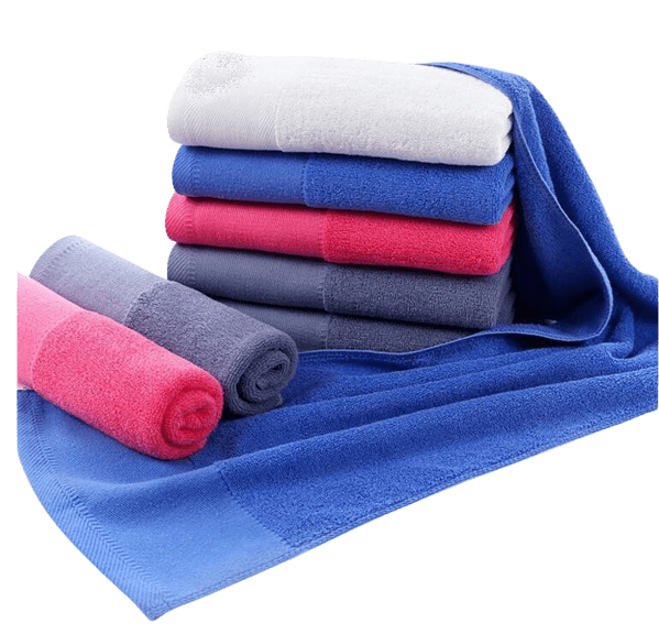 Custom slim compact towel in assorted colours.