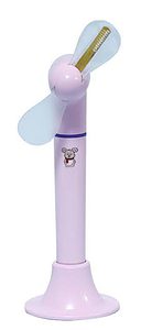 Pink base LED message fan.